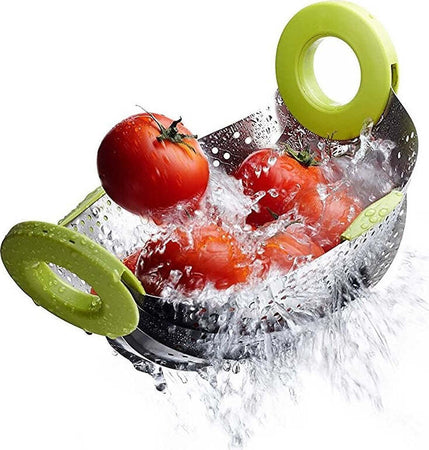 COLAPASTA SCOLAPASTA PIEGHEVOLE VAPORIERA COLA PASTA CUCINA CAMPEGGIO MARE Casa e cucina/Utensili da cucina/Scolapasta Trade Shop italia - Napoli, Commerciovirtuoso.it