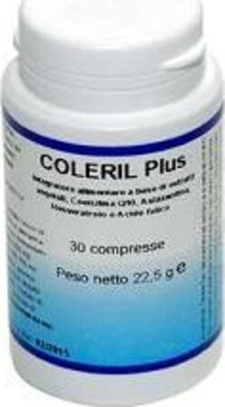 Coleril-Plus-22,5-g,-30-compresse,-blister-Herboplanet-Integratore-alimentare