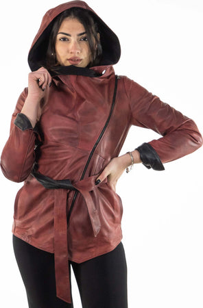 Colima---Giacca-Donna-Bordeaux-in-vera-pelle