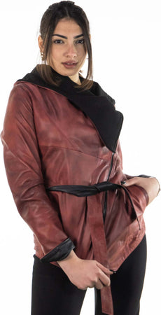 Colima---Giacca-Donna-Bordeaux-in-vera-pelle