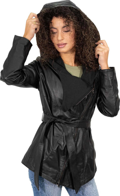 Colima---Giacca-Donna-Nera-in-vera-pelle