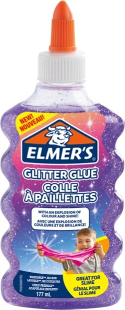Colla glitterata liquida Slime - viola - flacone 177 ml - Elmer's Newell Cancelleria e prodotti per ufficio/Archivio ufficio e accessori per scrivania/Nastri colle elastici e graffette/Adesivi e colle/Adesivi spray Eurocartuccia - Pavullo, Commerciovirtuoso.it
