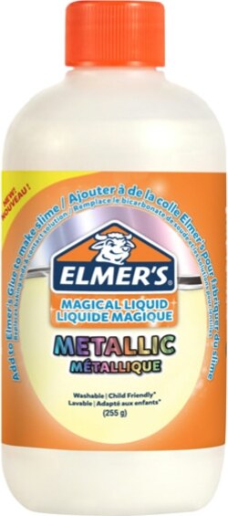 Colla Magical Liquid ''Metallizzato'' Slime - flacone 259 ml - Elmer's Cancelleria e prodotti per ufficio/Archivio ufficio e accessori per scrivania/Nastri colle elastici e graffette/Adesivi e colle/Adesivi spray Eurocartuccia - Pavullo, Commerciovirtuoso.it