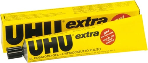 Colla UHU Extra - 125 ml - colla attaccatutto - trasparente - UHU Cancelleria e prodotti per ufficio/Archivio ufficio e accessori per scrivania/Nastri colle elastici e graffette/Adesivi e colle/Adesivi spray Eurocartuccia - Pavullo, Commerciovirtuoso.it