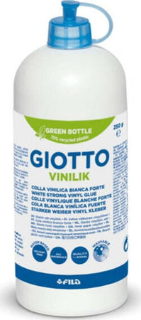 Colla vinilica Vinilik - 250 gr - bianco - Giotto Cancelleria e prodotti per ufficio/Archivio ufficio e accessori per scrivania/Nastri colle elastici e graffette/Adesivi e colle/Adesivi spray Eurocartuccia - Pavullo, Commerciovirtuoso.it