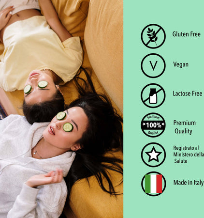 Collagene Vegano-Natural Skin Integratore Alimentare Tonificante Formula per Pelle E Articolazioni Alto Assorbimento Anti Invecchiamento Cutaneo Salute e cura della persona/Vitamine minerali e integratori/Collagene The Light Nutrition - Milano, Commerciovirtuoso.it
