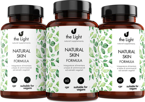 Collagene Vegano-Natural Skin Integratore Alimentare Tonificante Formula per Pelle E Articolazioni Alto Assorbimento Anti Invecchiamento Cutaneo Salute e cura della persona/Vitamine minerali e integratori/Collagene The Light Nutrition - Milano, Commerciovirtuoso.it