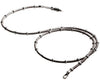 Collana cavetto di filo intrecciato  d'argento