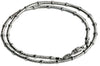 Collana cavetto di filo intrecciato  d'argento