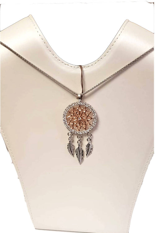 Collana con pendente Acchiappasogni in Argento Collana Del Maestro Riverso Orafo Calabrese