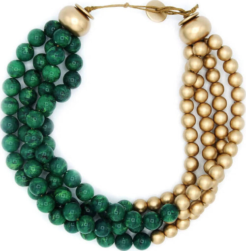 Collana Da Donna Con Perle Multifilo Collana Fashion Girocollo in Resina Nickel Free Collana Con 4 Fili Perle Bicolore Moda/Donna/Gioielli/Collane Leclaf - Napoli, Commerciovirtuoso.it