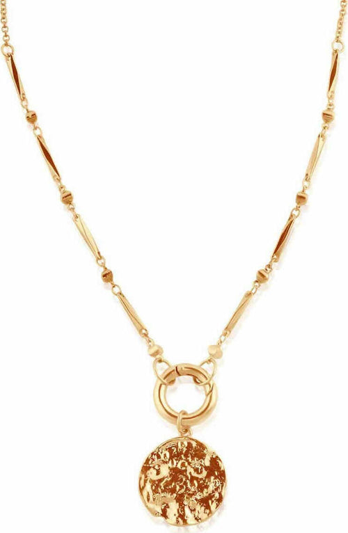 Collana Donna Augusta A Catena Mista Placcata Oro 22ct Con Ciondolo E Chiusura A Lucchetto Senza Nichel Ipoallergenica Lavorata A Mano Da Donna Moda/Donna/Gioielli/Collane MesmerizeD - Porto Sant’Elpidio, Commerciovirtuoso.it