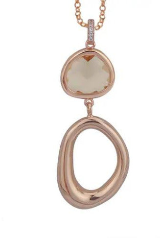 Collana Donna Boccadamo Xgr682rp Con Pendente Rosato