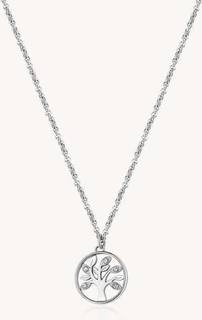 Collana Donna Brosway Bhkn093 Con Ciondolo Tondo Albero Della Vita