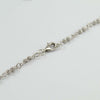 Collana donna filigrana sarda in argento rodiato nido d'ape a fiore
