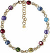 Collana Donna Girocollo Multicolor Vetro e Pietre Oro Collana fashion Bijou Colorata Estiva Luminosa con Cristalli 48cm Collana You Store - Messina, Commerciovirtuoso.it