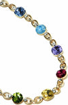 Collana Donna Girocollo Multicolor Vetro e Pietre Oro Collana fashion Bijou Colorata Estiva Luminosa con Cristalli 48cm Collana You Store - Messina, Commerciovirtuoso.it