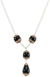 Collana donna in argento con centrale su coccu con coppetta rosè