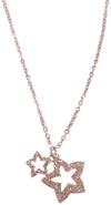 Collana Donna Kemira Alta bigiotteria Catenella con Stelle Brillantini incassati Stella Gioiello per Lei