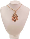 Collana Donna Kemira Lunga placcata Oro in Alta bigiotteria Catena con Charms Catenella d'Oro per lei