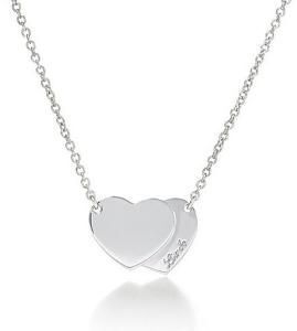 Collana Donna Liu Jo Lj279 Con Pendente Cuore Doppio