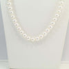 Collana donna perle Akoya giapponesi Coscia chiusura oro bianco e diamanti