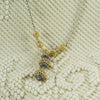 Collana donna sfere filigrana sarda in argento traforate dorate e brunite