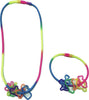 Collana E Bracciale Fluorescente Multicolor Braccialetto Braccialetti Silicone Moda/Bambine e ragazze/Gioielli/Bracciali Trade Shop italia - Napoli, Commerciovirtuoso.it