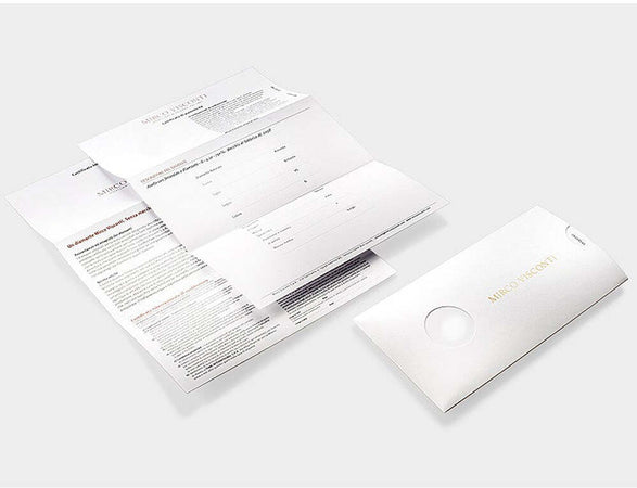 Collana girocollo donna  in oro bianco con acquamarina e diamanti Mirco Visconti