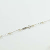 Collana Girocollo Donna In Oro Bianco Con Perle Bianche Fresh Water