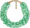 Collana Girocollo Donna Verde Acquamarina Fashion bijou Maxi Collana Multi Filo Estiva Metallo e Vetro 29cm Collana Girocollo Donna You Store - Messina, Commerciovirtuoso.it