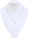 Collana Girocollo Punto Luce Brillantino su Catenina a girocollo in Argento 925 con Pendente Gioiello in Argento ipoallergenico