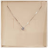 Collana Girocollo Punto Luce Brillantino su Catenina a girocollo in Argento 925 con Pendente Gioiello in Argento ipoallergenico