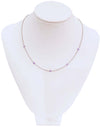 Collana Girocollo ragazza- donna in Argento 925 con Stelle Pendenti Lilla Argento Ipoaallergico e Rodiato oro bianco.