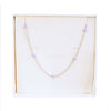 Collana Girocollo ragazza- donna in Argento 925 con Stelle Pendenti Lilla Argento Ipoaallergico e Rodiato oro bianco.