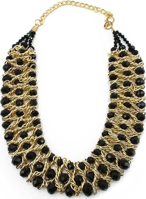 Collana Girocollo Shine Da Donna Collana Elegante Con Perle E Chiusura Regolabile Moda/Donna/Gioielli/Collane Leclaf - Napoli, Commerciovirtuoso.it