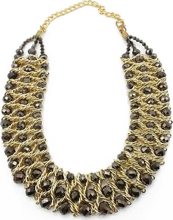 Collana Girocollo Shine Da Donna Collana Elegante Con Perle E Chiusura Regolabile Moda/Donna/Gioielli/Collane Leclaf - Napoli, Commerciovirtuoso.it