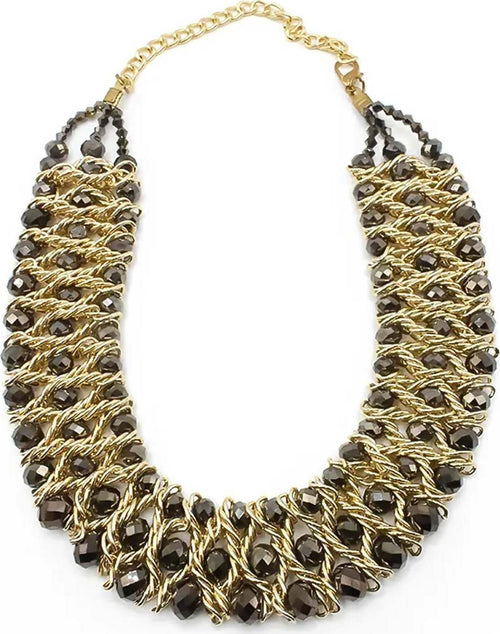 Collana Girocollo Shine Da Donna Collana Elegante Con Perle E Chiusura Regolabile Moda/Donna/Gioielli/Collane Leclaf - Napoli, Commerciovirtuoso.it