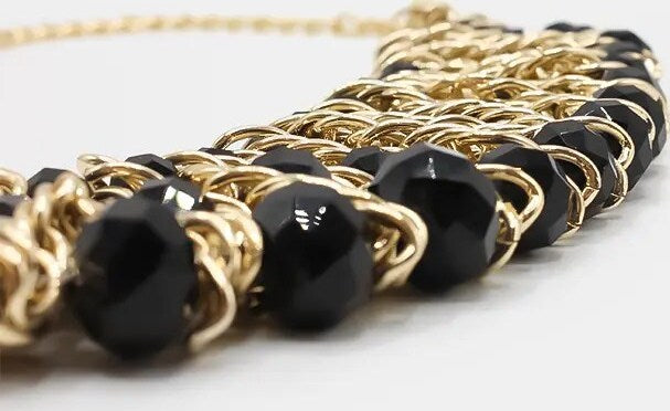 Collana Girocollo Shine Da Donna Collana Elegante Con Perle E Chiusura Regolabile Moda/Donna/Gioielli/Collane Leclaf - Napoli, Commerciovirtuoso.it
