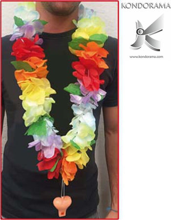 Collana Hawaii Con Fischietto a forma di Tette Travestimento Gadget addio al Celibato Salute e cura della persona/Erotismo e contraccezione/Sex toys/Gadget per addio al nubilato e al celibato Kondorama - Martinsicuro, Commerciovirtuoso.it