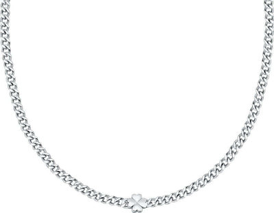 Collana-LA-PETITE-STORY-acciaio-/-quadrifoglio