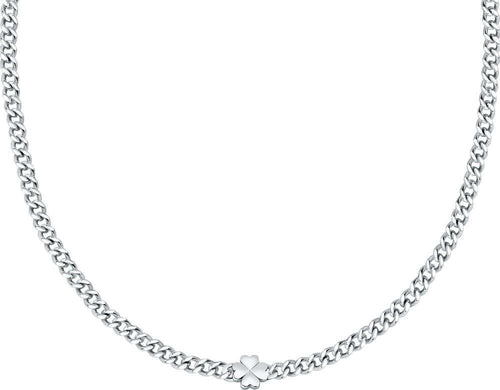 Collana-LA-PETITE-STORY-acciaio-/-quadrifoglio