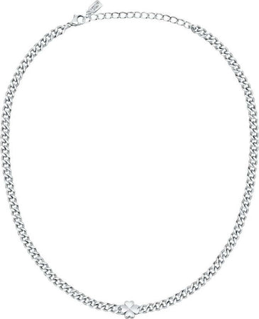 Collana-LA-PETITE-STORY-acciaio-/-quadrifoglio