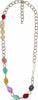 Collana Lunga Donna Maya Bijou Estiva maxi Collana Multicolor Metallo e Acrilico Oro Collana Fashion Collana Lunga Donna You Store - Messina, Commerciovirtuoso.it