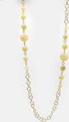 Collana Lunga Sphere Da Donna Collana Con Catena E Perle Moda/Donna/Gioielli/Collane Leclaf - Napoli, Commerciovirtuoso.it