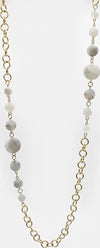Collana Lunga Sphere Da Donna Collana Con Catena E Perle Moda/Donna/Gioielli/Collane Leclaf - Napoli, Commerciovirtuoso.it
