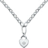 Collana-MORELLATO-donna-Abbraccio-acciaio-cuore-/-lucchetto