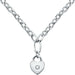 Collana-MORELLATO-donna-Abbraccio-acciaio-cuore-/-lucchetto