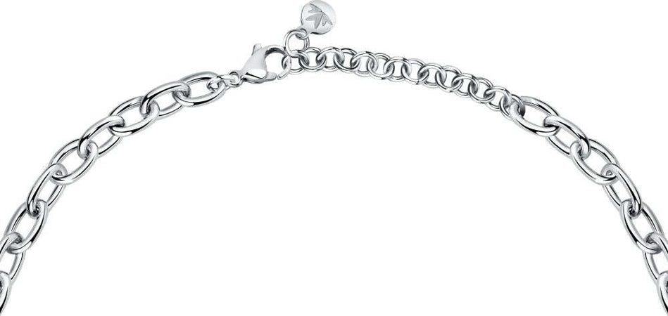 Collana-MORELLATO-donna-Abbraccio-acciaio-cuore-/-lucchetto