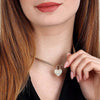Collana-MORELLATO-donna-Abbraccio-dorata-cuore-lucchetto